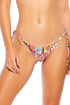Luli Fama Miami Bound Wavy Ruched Back Tie Side Bottom
